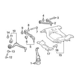 Mercedes Suspension Control Arm - Front Driver Left 2223305402